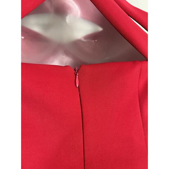 Guess Bodycon Red Strappy Mini Dress - Picture 12 of 15